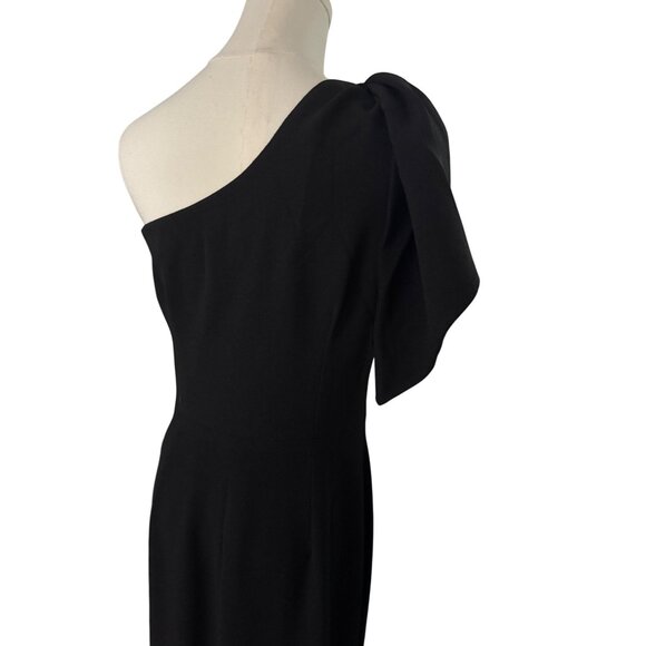 NWT Dress The Population M Black One Shoulder Gown - Picture 13 of 16